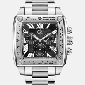 Silver-Tone Square Multifunction Watch - MultipleColors