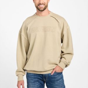 Eco Lasi Crewneck Pullover - Beige