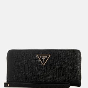 Laurel II Large Zip-Around Wallet - Black